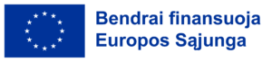 Bendrai finansuoja Europos Sąjunga logotipas