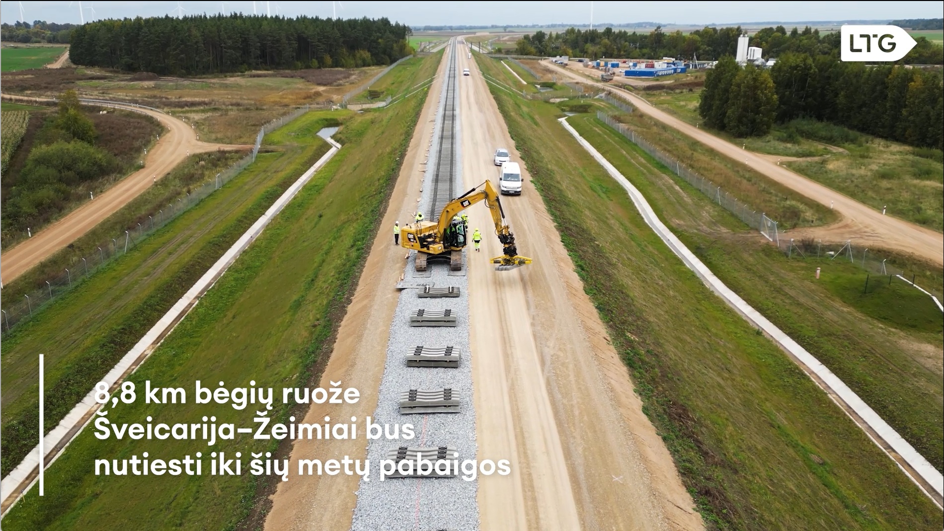 Tiesiami pirmieji „Rail Baltica“ bėgiai